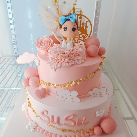 bánh sinh nhật 2 tầng (theo mẫu)